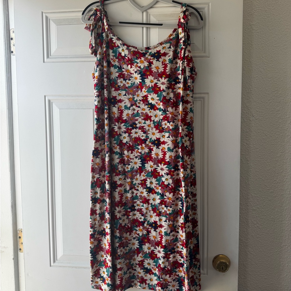 Floral Sleeveless Mini Dress